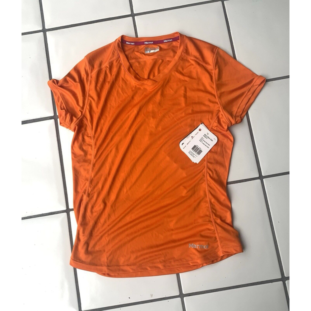 Marmot Race Kate Orange Spice Top Large